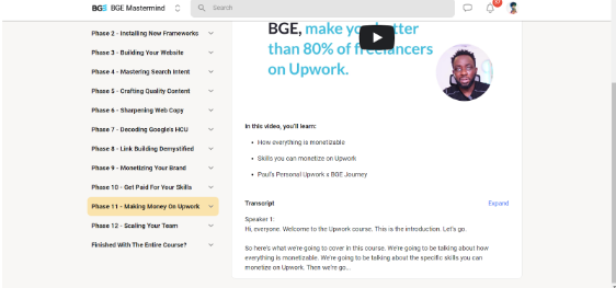 Phase 11 – How To Make Money On Upwork